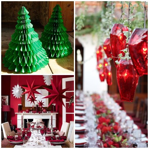 Decora la mesa de Navidad decoracion casera Decora la mesa de Navidad
