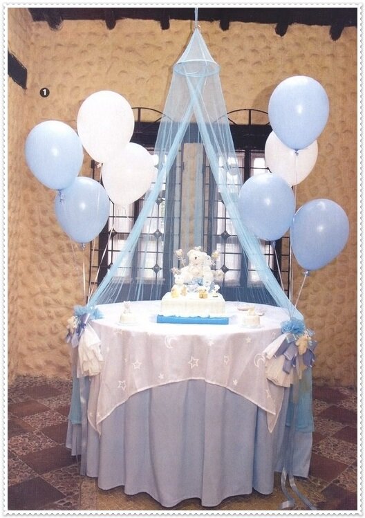 Ideas para un Bautizo especial Decoracion de Baby Shower con Globos 71 Ideas para un Bautizo especial